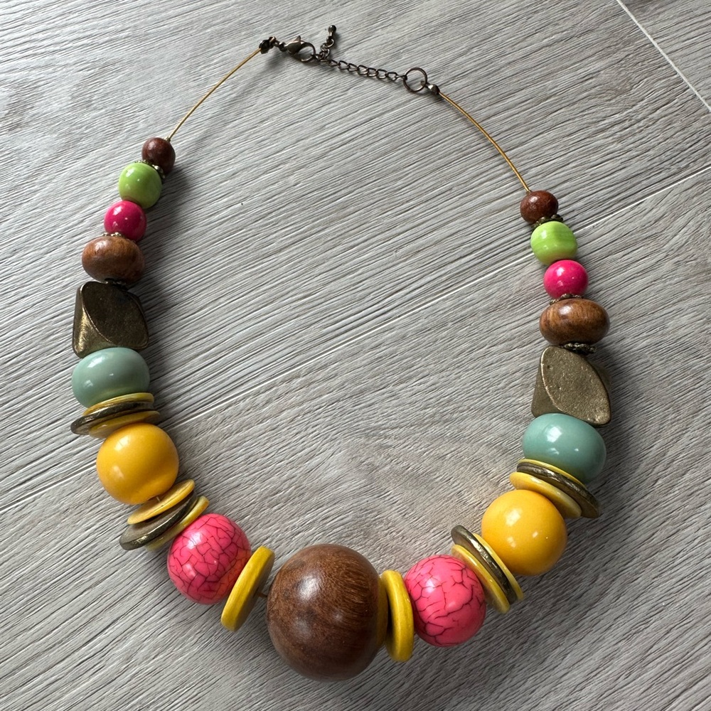 💥3 for $10 💜 Chunky Vintage Necklace 18”